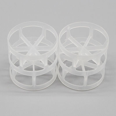 PP PVC PE 25mm 38mm برج التعبئة Pall Ring تنظيف تجريد