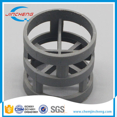 38 مم PP PVC PVDF CPVC البلاستيك التعبئة Pall Ring